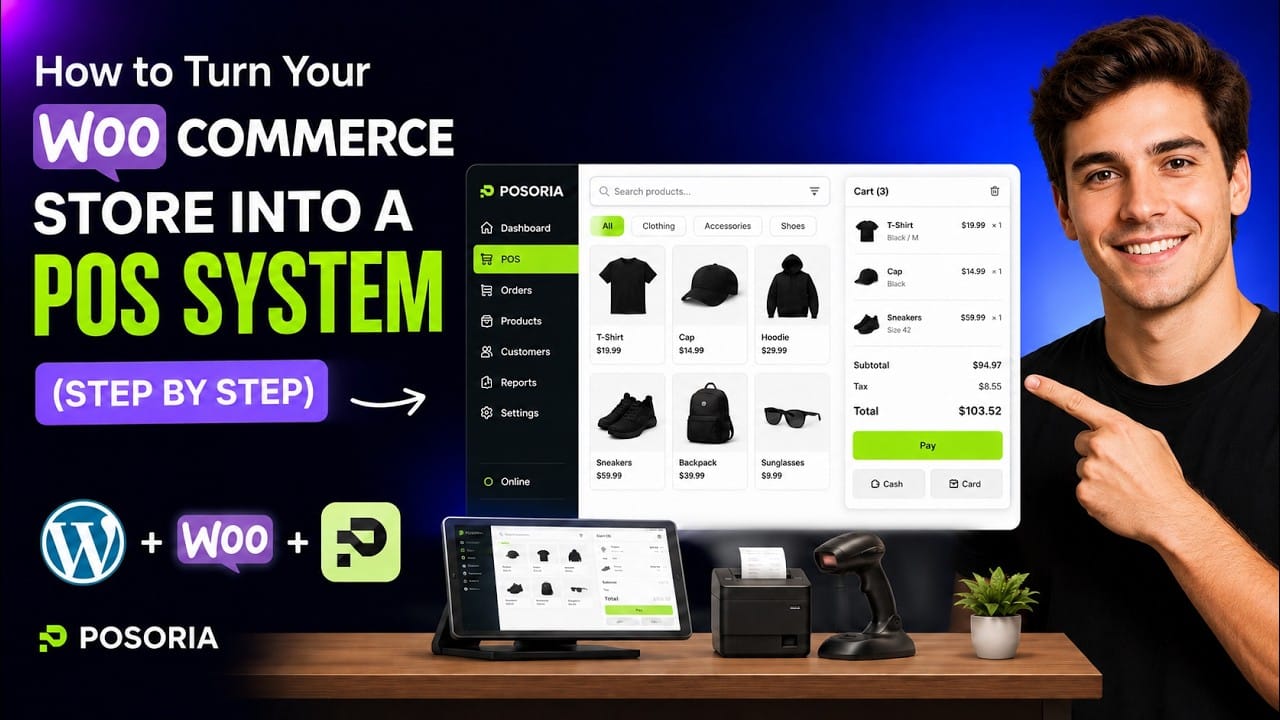 Posoria WooCommerce POS setup walkthrough